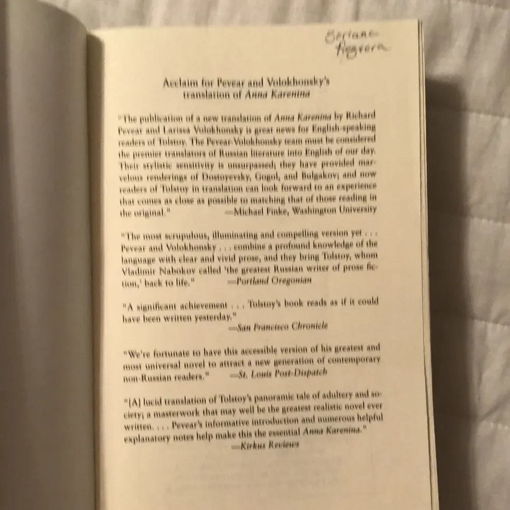 Anna Karenina by Leo Tolstoy